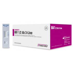 Экспресс-тест STANDARD Q HIV 1/2 Ab 3-Line